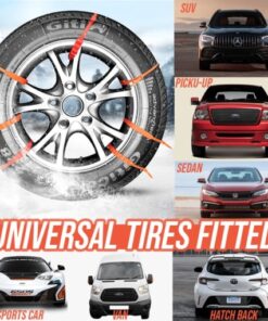 Attaches de câble antidérapantes pour véhicules