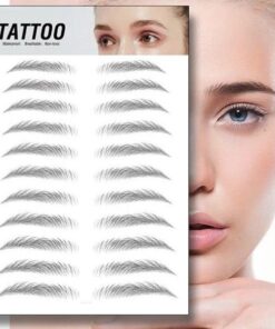 Sourcils authentiques ressemblant à des cheveux 4D