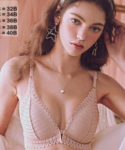 Soutien-gorge respirant en dentelle avec boucle sur le devant LaxChic