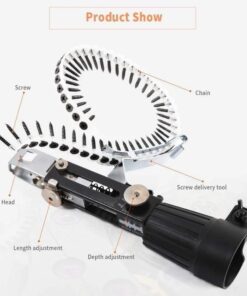 Adaptateur de pistolet à clous à chaîne pour perceuse électrique
