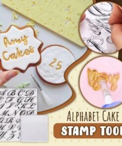 Outil de tampon de gâteau alphabet