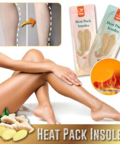 Semelles intérieures auto-chauffantes anti-gonflantes