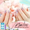 Nailon Sparkle Gems Autocollant 3D
