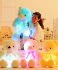Ours en peluche lumineux à LED