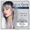 Cire colorante pour cheveux gris argenté