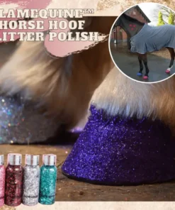 GlamEquine Vernis pailleté pour sabot de cheval