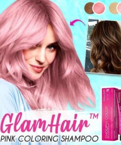 Shampoing colorant rose GlamHair