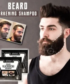 Shampoing assombrissant pour barbe