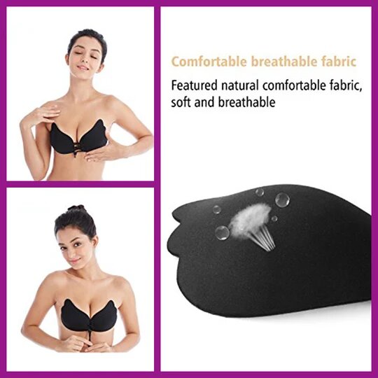 Soutien-gorge push-up sans bretelles avec cordon de serrage - Image 2