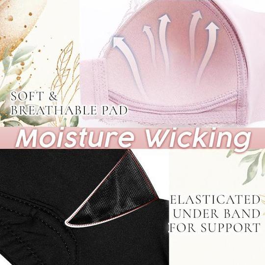 Soutien-gorge de maintien en dentelle à boucle en X CozyFit - Image 2