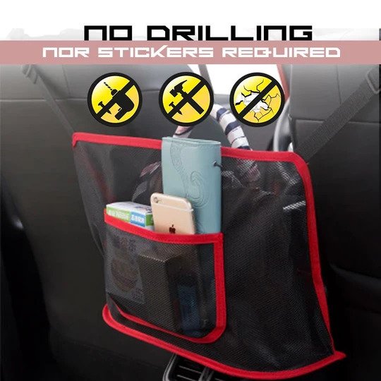 Support de poche pour filet de siège de voiture - Image 2