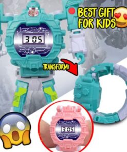 Montre jouet robot transformable 2 en 1