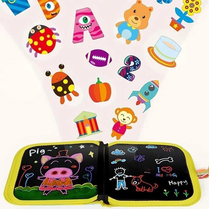 Bloc de dessin portable effaçable Doodle Pad (12 stylos inclus) - Image 3