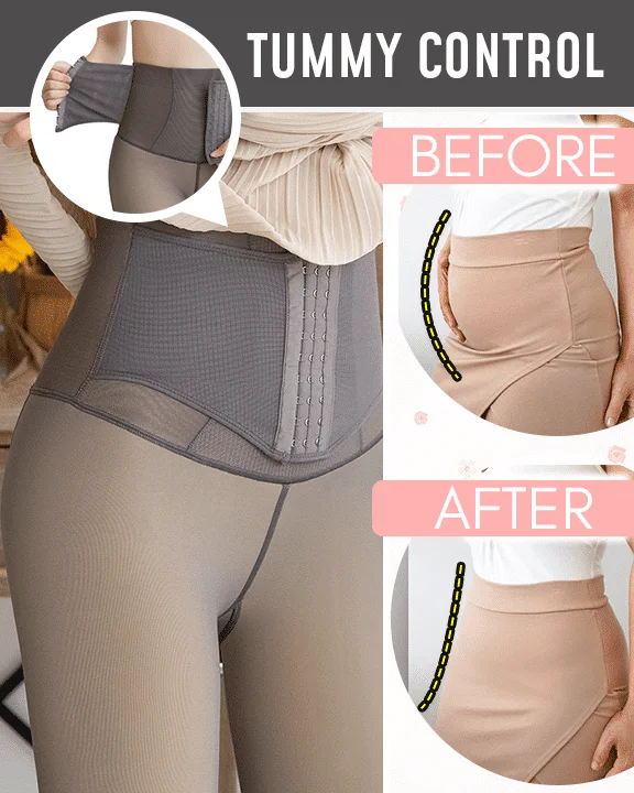 Legging thermique de compression en molleton transparent - Image 3