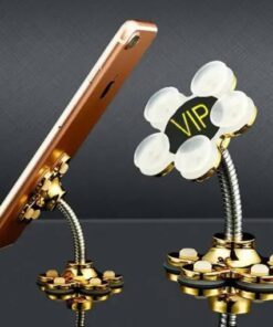 Support de téléphone à ventouse à fleurs à 360°