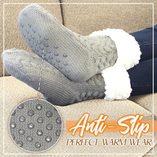 Chaussettes antidérapantes ThermoHeat Fleece (50 % de réduction) - Image 4