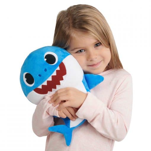 Jouet bébé requin chantant en peluche - Image 5