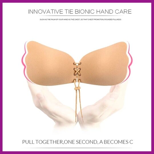 Soutien-gorge push-up sans bretelles avec cordon de serrage - Image 6