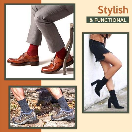 Chaussettes d'hiver en polaire ultra douces HeatUp - Image 7