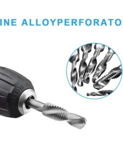 Forets à tarauder métriques 6 pièces (M3 - M10)