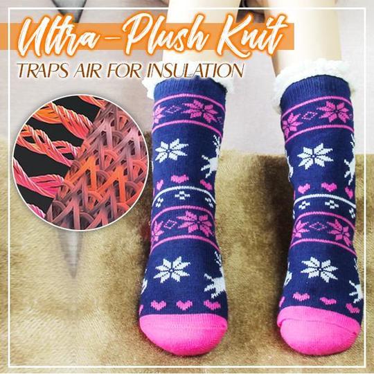 Chaussettes antidérapantes ThermoHeat Fleece (50 % de réduction) - Image 7