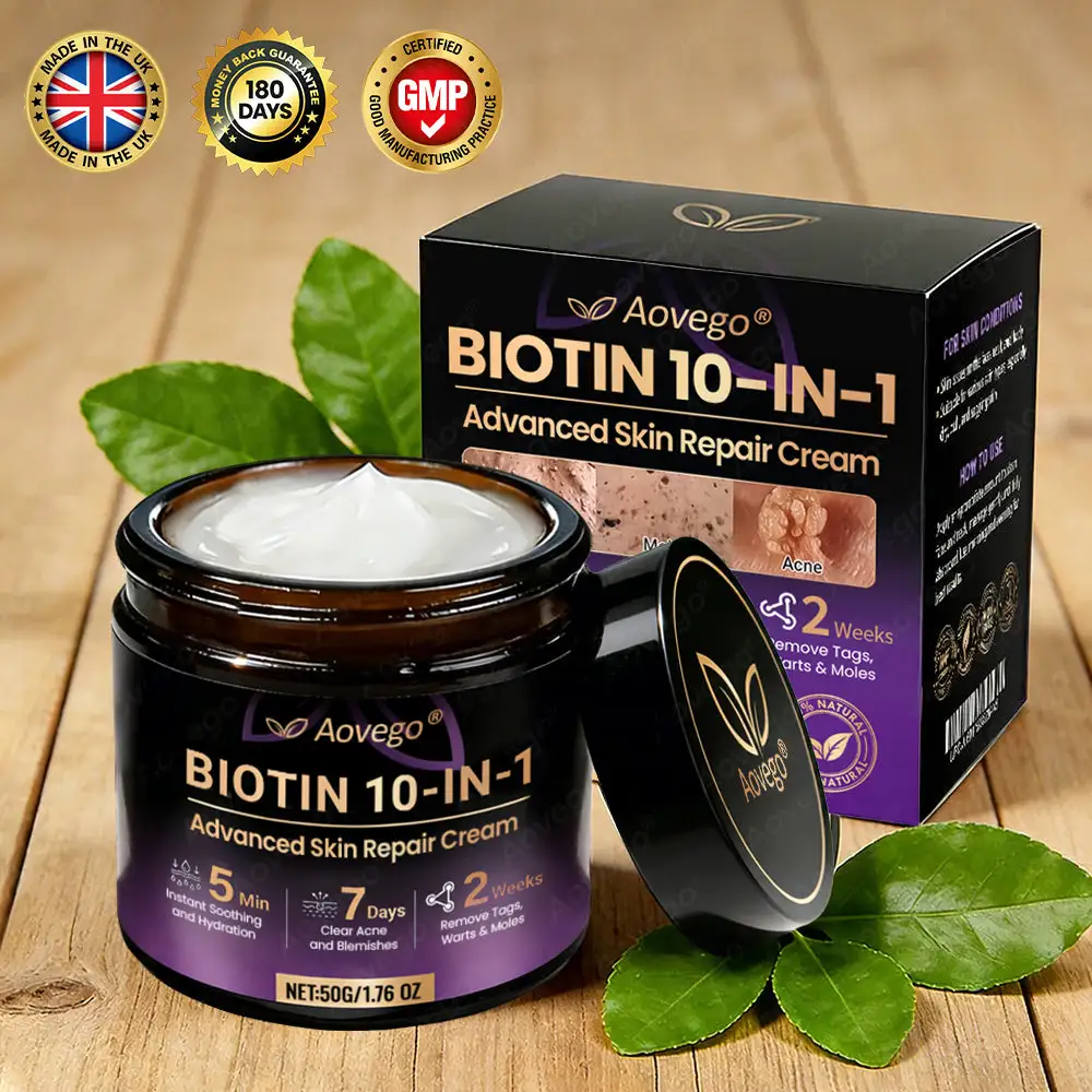 Crème réparatrice avancée pour la peau Aovego® BIOTIN 10-EN-1