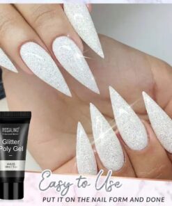 Kit d'ongles PolyGel pailleté BeautiNail