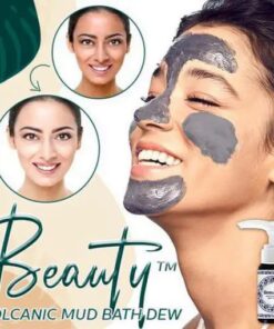 Rosée de bain de boue volcanique de beauté
