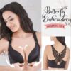 Soutien-gorge gainant avec broderie papillon