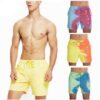 Short de plage aux couleurs changeantes