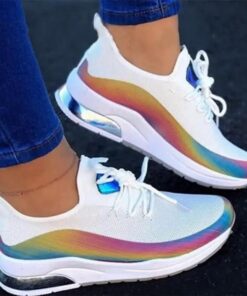 Baskets respirantes à lacets