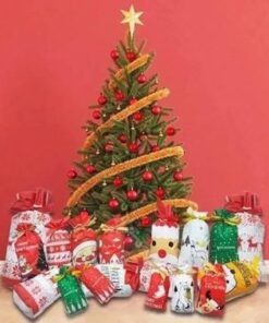 Sacs-cadeaux de Noël à cordon