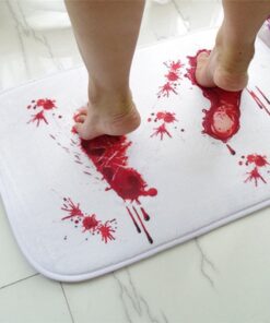 Tapis de bain sanglant d'Halloween