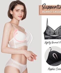 Soutien-gorge rehaussant confort à dos bas