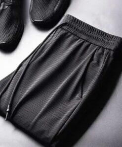 Pantalon de fitness en soie glacée pour hommes