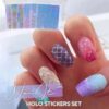 Ensemble d’autocollants holographiques NailIt