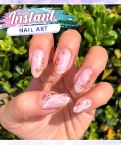 Autocollants instantanés en feuille de marbre Nailtural
