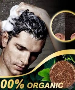 Barre de shampooing inversé gris biologique