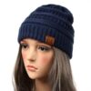 Bonnet ample en tricot doux