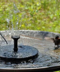 Kit de fontaine pour bain d'oiseaux à énergie solaire