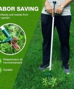 Outil d'élimination des racines des plantes debout