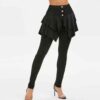 Legging à jupe à volants étagés