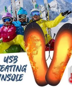 Semelles intérieures de chaussures chauffantes USB